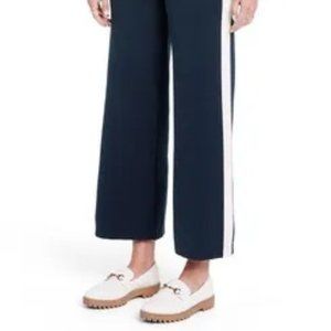 La Ligne Wide Leg Sweater Pants Women's Navy